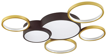 Потолочная люстра светодиодная диммируемая с пультом Norbert 5255/99CL