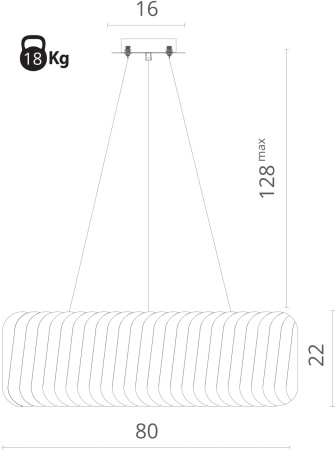 картинка Подвесная люстра Megan 7568/02 LM-12 от магазина BTSvet