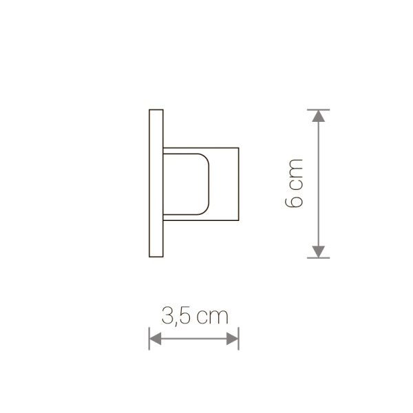 картинка Заглушка Profile Recessed Dead End Cap 8975 от магазина BTSvet