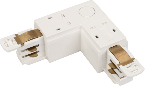 Коннектор угловой LGD-4TR-CON-L-EXT-WH (D) (Arlight, IP20 Пластик, 3 года) 029299