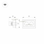 картинка Светильник встраиваемый LED MS-ORIENT-BUILT-TURN-TC-S67x90-5W Warm3000 (WH-BK, 30 deg, 230V) (Arlight, IP20 Металл, 5 лет) 031928 от магазина BTSvet