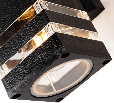 картинка Настенный уличный светильник Hadar A4421AL-2BK от магазина BTSvet