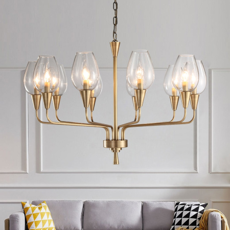 картинка Подвесная люстра Viola 10 Прозрачный от магазина BTSvet