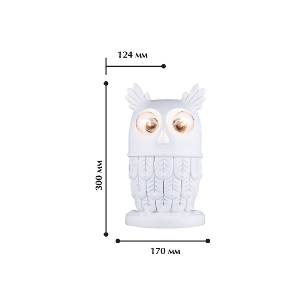 картинка Детский настенный светильник сова Filin 1935-2W от магазина BTSvet