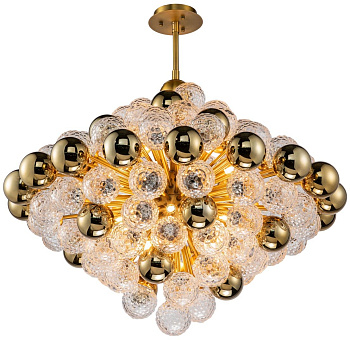 Потолочная люстра светодиодная Rockfeller 100D-18 matt bronze