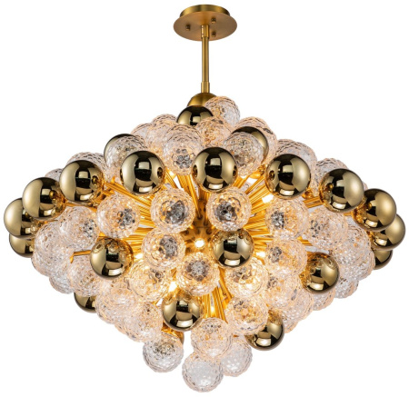 Потолочная люстра светодиодная Rockfeller 100D-18 matt bronze