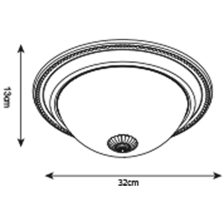 картинка Потолочный светильник A1306PL-2AB от магазина BTSvet