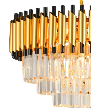 картинка Подвесная люстра хрустальная DARIAN 76017/10C GOLD от магазина BTSvet