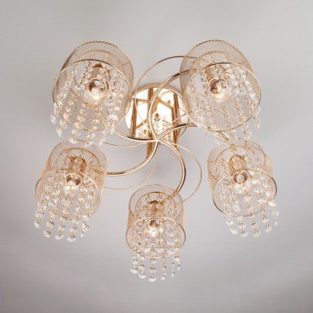 картинка Потолочная люстра Bonnie 30137/5 золото от магазина BTSvet