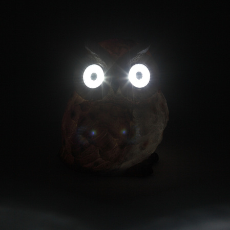 картинка Газонная световая фигура светодиодная на солнечных батареях Филин ERAFYS01-11 от магазина BTSvet
