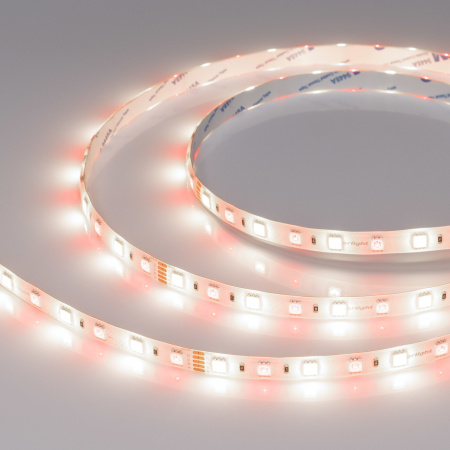 картинка Светодиодная лента RTW-SE-B60-10mm 24V RGBW-White (14.4 W/m, IP65, 5060, 5m) (Arlight, Открытый) 034184 от магазина BTSvet