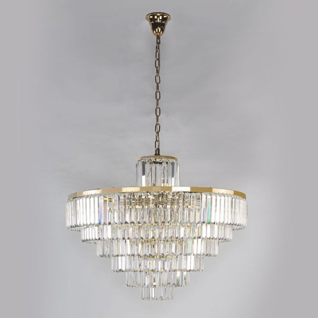 Подвесной светильник хрустальный 31124/S gold