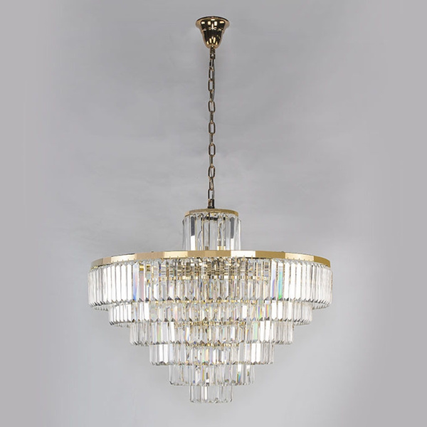 Подвесной светильник хрустальный 31124/S gold