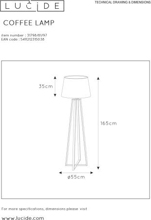 картинка Торшер Coffee Lamp 31798/81/97 от магазина BTSvet