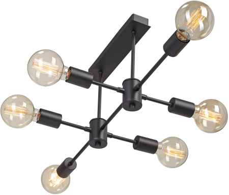 картинка Потолочная люстра на штанге V3989-1/6PL от магазина BTSvet