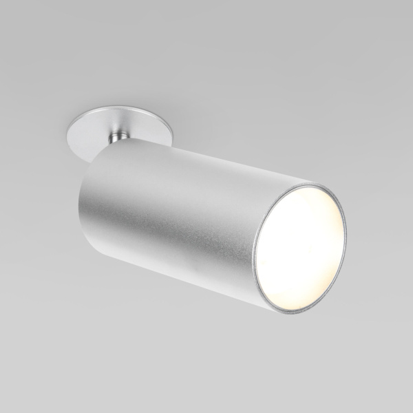 картинка Точечный светильник встраиваемый Diffe серебряный 15W 4200K 25066/LED от магазина BTSvet