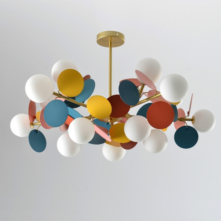 Потолочная люстра светодиодная MATISSE Chandelier multicolor 15
