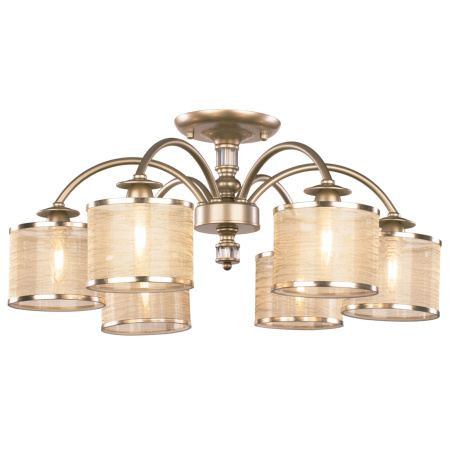 картинка Потолочная люстра Ksenia FR2539CL-06G от магазина BTSvet