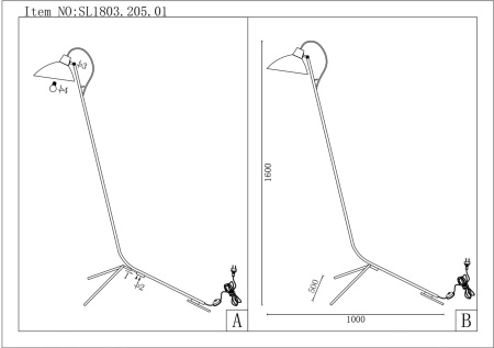 картинка Торшер ST Luce Jarro SL1803.205.01 от магазина BTSvet
