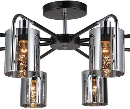 картинка Потолочная люстра на штанге Elegant 671/8P E14*40W Chrome от магазина BTSvet