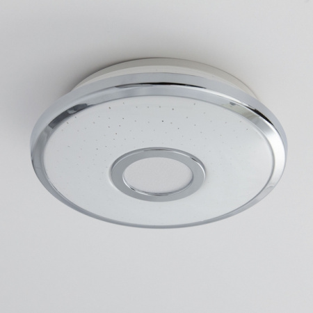 картинка Потолочный светильник светодиодный с пультом и управлением смартфоном регулировкой яркости и цветовой температуры таймером Старлайт Смарт CL703A10G RGB от магазина BTSvet