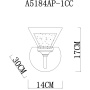 картинка Бра A5184AP-1CC от магазина BTSvet