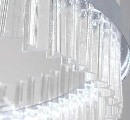 картинка Подвесная люстра хрустальная светодиодная с пультом и управлением смартфоном регулировка цветовой температуры и яркости ночной режим и таймер INNOVATION STYLE 83013 от магазина BTSvet