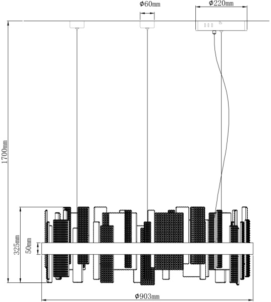картинка Подвесной светильник Lotta WE460.02.023 от магазина BTSvet