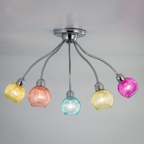 картинка Детская разноцветная люстра Popurri CL604151 от магазина BTSvet