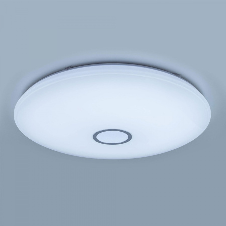 картинка Потолочный светильник светодиодный с пультом и управлением смартфоном регулировкой яркости и цветовой температуры таймером Старлайт Смарт CL703A141G RGB от магазина BTSvet