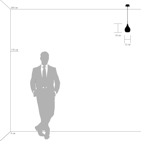 картинка Подвесной светильник PENTOLA 803037 от магазина BTSvet