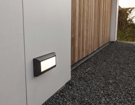 картинка Настенный LED светильник уличный W1916A Gr от магазина BTSvet