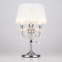 картинка Хрустальная настольная лампа 2045/3T хром/белый настольная лампа от магазина BTSvet