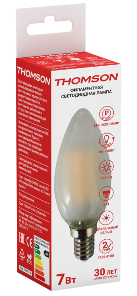 картинка Лампочка светодиодная филаментная Candle TH-B2136 от магазина BTSvet