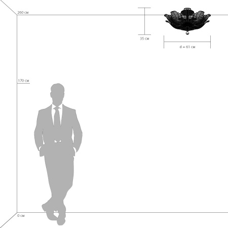 картинка Потолочная люстра RICCIO 705134 от магазина BTSvet