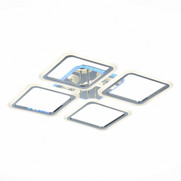 Потолочная люстра светодиодная с пультом и управлением смартфоном регулировкой цветовой температуры и яркости ночным режимом Qutro SLE200412-04