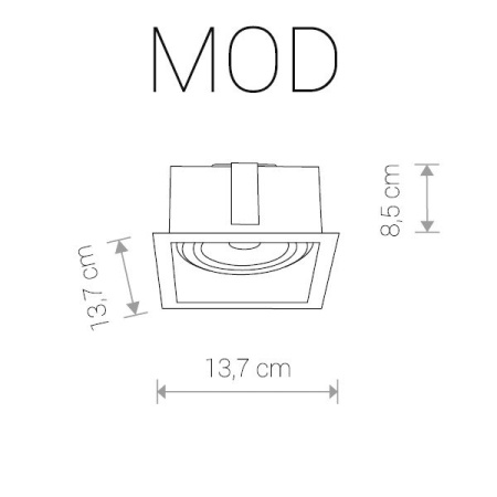 картинка Встраиваемый светильник Mod 9413 от магазина BTSvet