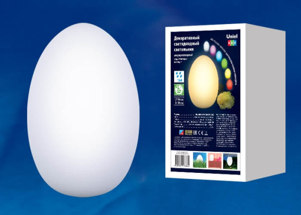 картинка Газонная световая фигура светодиодная ULG-R003 019/RGB IP54 EGG от магазина BTSvet