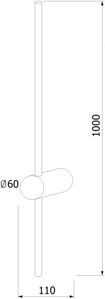 картинка Настенный светильник белый Elektrostandard Cane MRL LED 1121 от магазина BTSvet