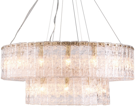 Подвесная люстра хрустальная 10826+18/S brass