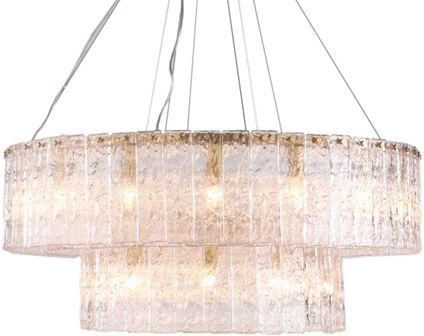 Подвесная люстра хрустальная 10826+18/S brass