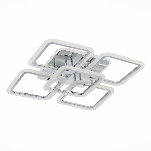 картинка Потолочная люстра светодиодная с пультом и управлением смартфоном регулировкой цветовой температуры и яркости ночным режимом Qutro SLE200412-05 от магазина BTSvet