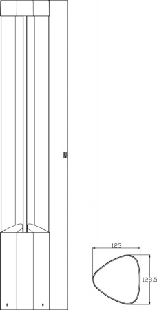 картинка Наземный светильник Trila 730364 от магазина BTSvet