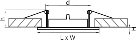 картинка Встраиваемый повотротный светильник Lega 16 011944 от магазина BTSvet