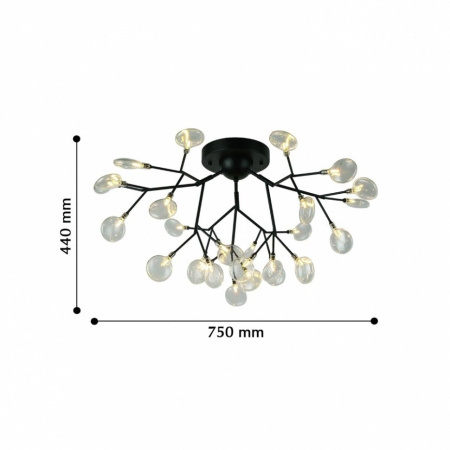 картинка Потолочная люстра Skein 2480-9U от магазина BTSvet
