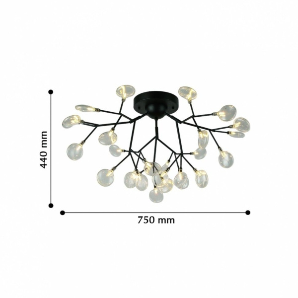 картинка Потолочная люстра Skein 2480-9U от магазина BTSvet