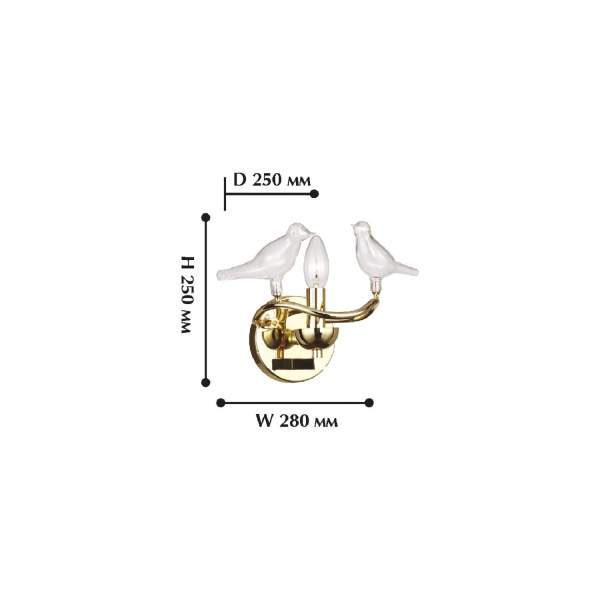 картинка Бра Pajaritos 1750-1W от магазина BTSvet
