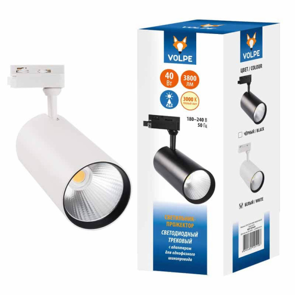 картинка Трековый светильник светодиодный ULB-Q276 40W/3000К WHITE от магазина BTSvet