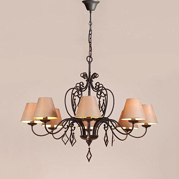 Подвесная люстра кованая Capri L15008.37