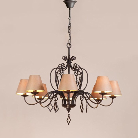 Подвесная люстра кованая Capri L15008.37